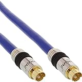 InLine 89959P Premium S-VHS Kabel (4-polig S-Video Stecker auf S-Video Stecker, 15m)