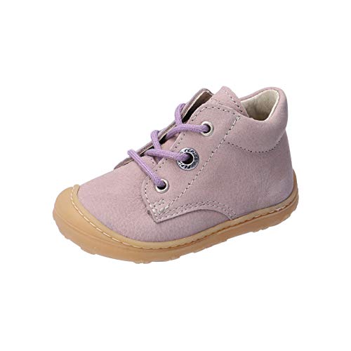 RICOSTA Mädchen Lauflern Schuhe Cory von Pepino, Weite: Mittel (WMS),schnürschuh schnürstiefelchen flexibel Kids,Viola,22 EU / 5.5 Child UK