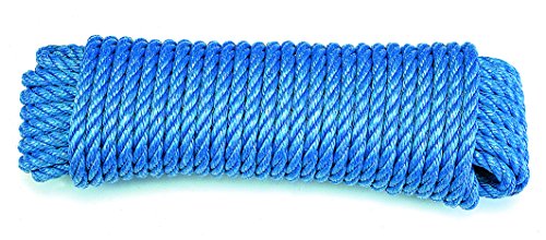 Chapuis PPC1220U Polypropylen-Seil, gedreht, 20 m / Ø 12 mm, Blau