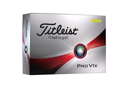 Titleist 2023 Pro V1x Golfball, Gelb