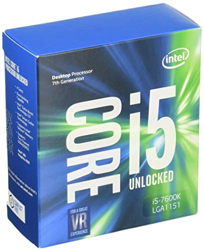 Intel Core i5-7600K Prozessor der 7. Generation (bis zu 4.20 GHz mit Intel Turbo-Boost-Technik 2.0, 6 MB Intel Smart-Cache)