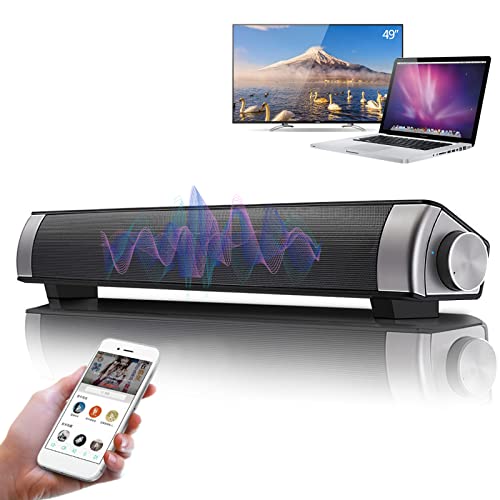 Zerone Wireless Soundbar Bluetooth TV Stereo Soundbar Home Audio Lautsprecher mit Fernbedienung
