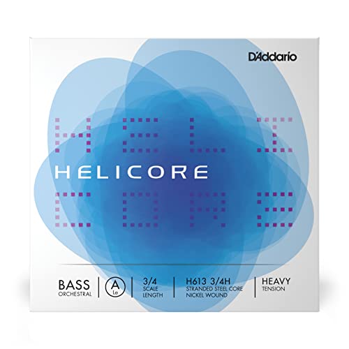 D'Addario H613-3/4H Helicore Kontrabass Einzelsaite 'A' Nickel umsponnen 3/4 Heavy