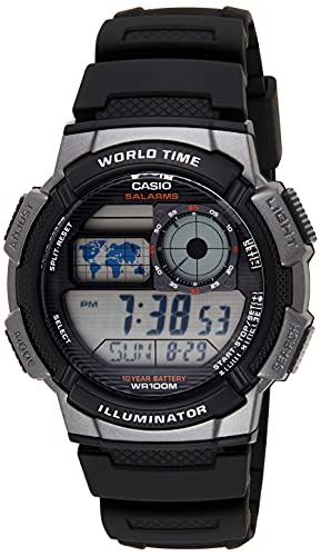 Casio Herren Uhr Digital mit Resinarmband AE-1000W-1A2VEF