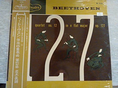 BEETHOVEN, Ludwig van: String Quartet nr.12 in E-flat major, op.127 -- Printed in Japan ----MADE IN JAPAN - Japanese pressing-Vinyl LP made in Japan-WESTMINSTER-Mono-WEST G 10520-BEETHOVEN Ludwig Van (Germania)-Quartetto Vienna Konzerthaus