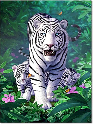 N-S Tiger 500 Teile Puzzle, Holzpuzzle, Heimdekoration, rahmenloses Gemälde, Kunstpuzzle (Größe: 500 Teile, Farbe: A)