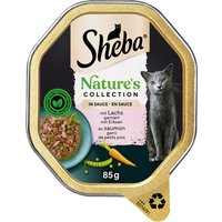 Sparpaket Sheba Nature´s Collection in Sauce 44 x 85 g - mit Lachs