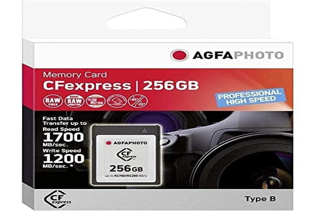 AgfaPhoto CFexpress 256GB Professional High Speed Marke Agfaphoto, Schwarz