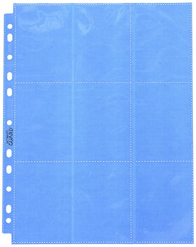Ultimate Guard UGD010484 - 18-Pocket Pages Side-Loading, blau (50),