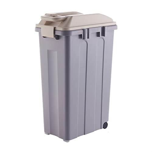 Outdoor Mülleimer Mülleimer mit Deckel, klassifizierter Mülleimer mit großem Fassungsvermögen, 25/35/45 l Mülleimer mit 2 Rädern, for den Innen- und Außenbereich Mülleimer Abfallbehälter ( Size : 35L