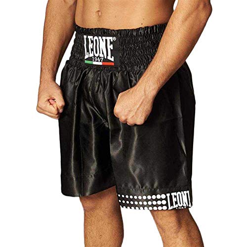 Leone ab737 Boxing Shorts ? Schwarz schwarz schwarz L