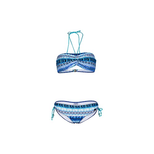 Fashy Damen Damen Bikini Set, Blau, 40 / C EU