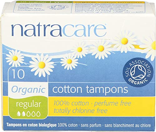 Natracare Regular Tampons 10CT, 12 Pack-120 Total