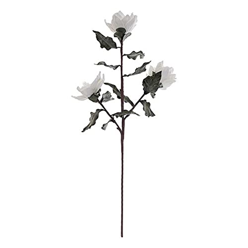 Bigbuy S3008390 Dekorative Blume Dkd Home Decor Eva Ethylenvinylacetat, 30 x 92 cm, weiß