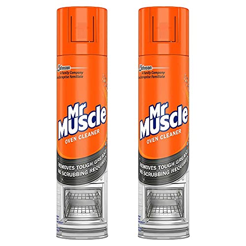 2 x Ofenreiniger von Mr Muscle, kraftvolle Reinigungsleistung, 300 ml