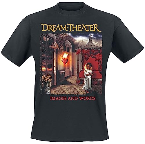 Dream Theater Images & Words Männer T-Shirt schwarz S 100% Baumwolle Band-Merch, Bands