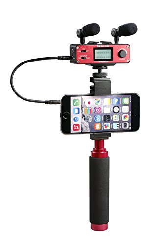 Saramonic SmartMixer Professionelles Mikrofon-Rig zur Stereoaufzeichnung, für iPhone u. Android-Smartphones