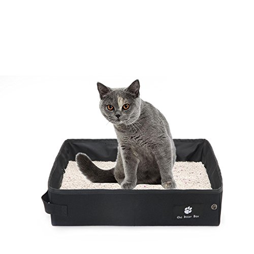Oncpcare Reise-Katzenklo, zusammenklappbar, tragbar, faltbar, wasserdicht, für Katzen und andere kleine Tiere