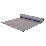 Love Generation Yogamatte | Strapazierfähiges und leicht zu reinigenes PVC | viele 183 x 61 x 4 mm Matte | Für Yoga Pilates und Fitness/Anfänger und Fortgeschrittene (Taupe)