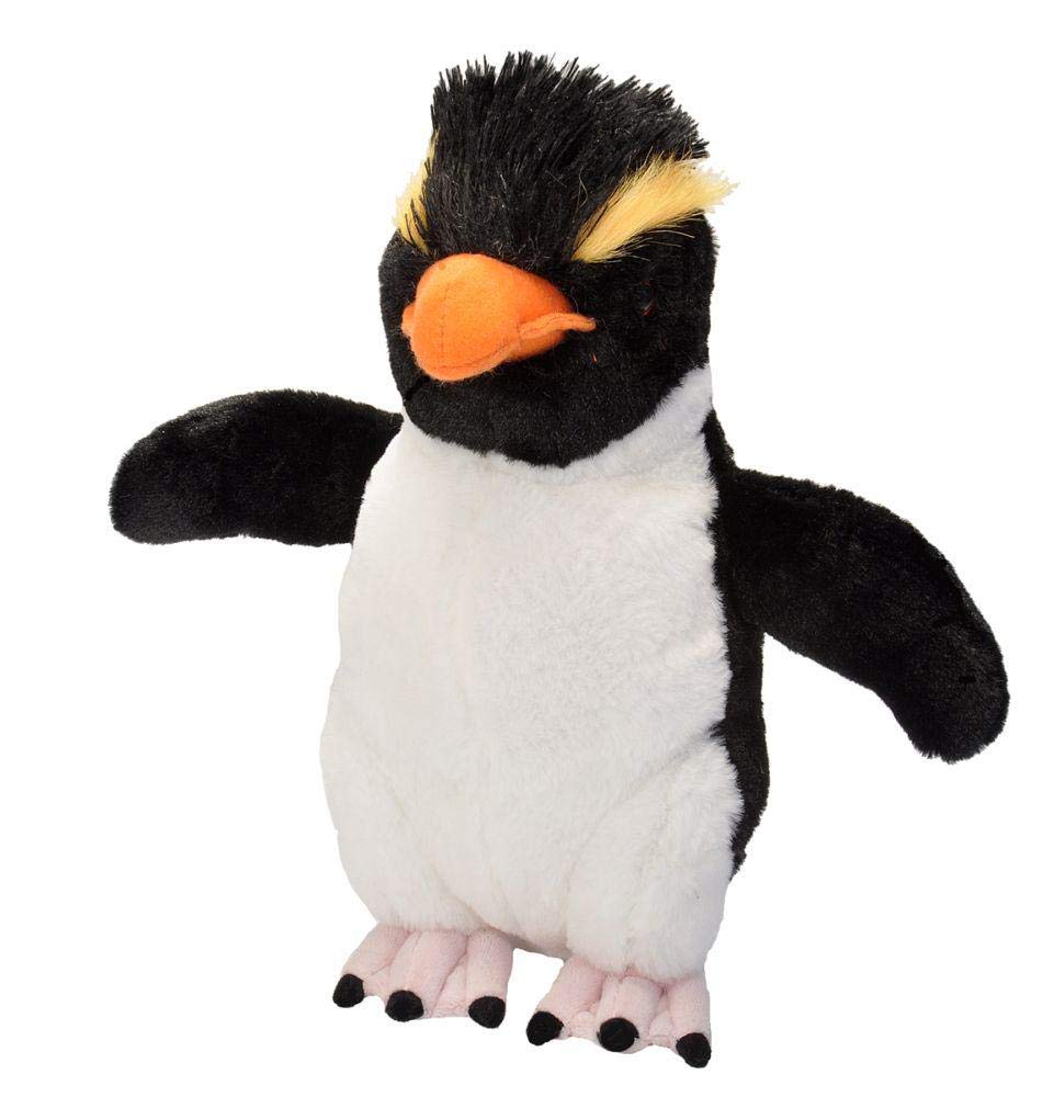 Wild Republic Cuddlekins Felsenpinguin, Stofftier, Baby-Geschenk für Mädchen und Jungen, Kinder Plüschtier, Kuscheltier Für Babys, Spielzeug aus Recyclingmaterial, 30 cm