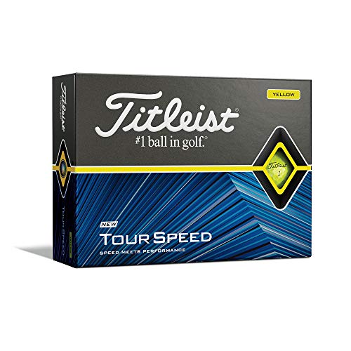 Titleist Tourgeschwindigkeit Golfball, gelb, Einheitsgröße