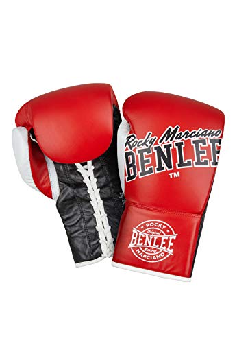BENLEE Rocky Marciano Unisex - Erwachsene Big BANG Leather Contest Gloves, Red, 10 oz R