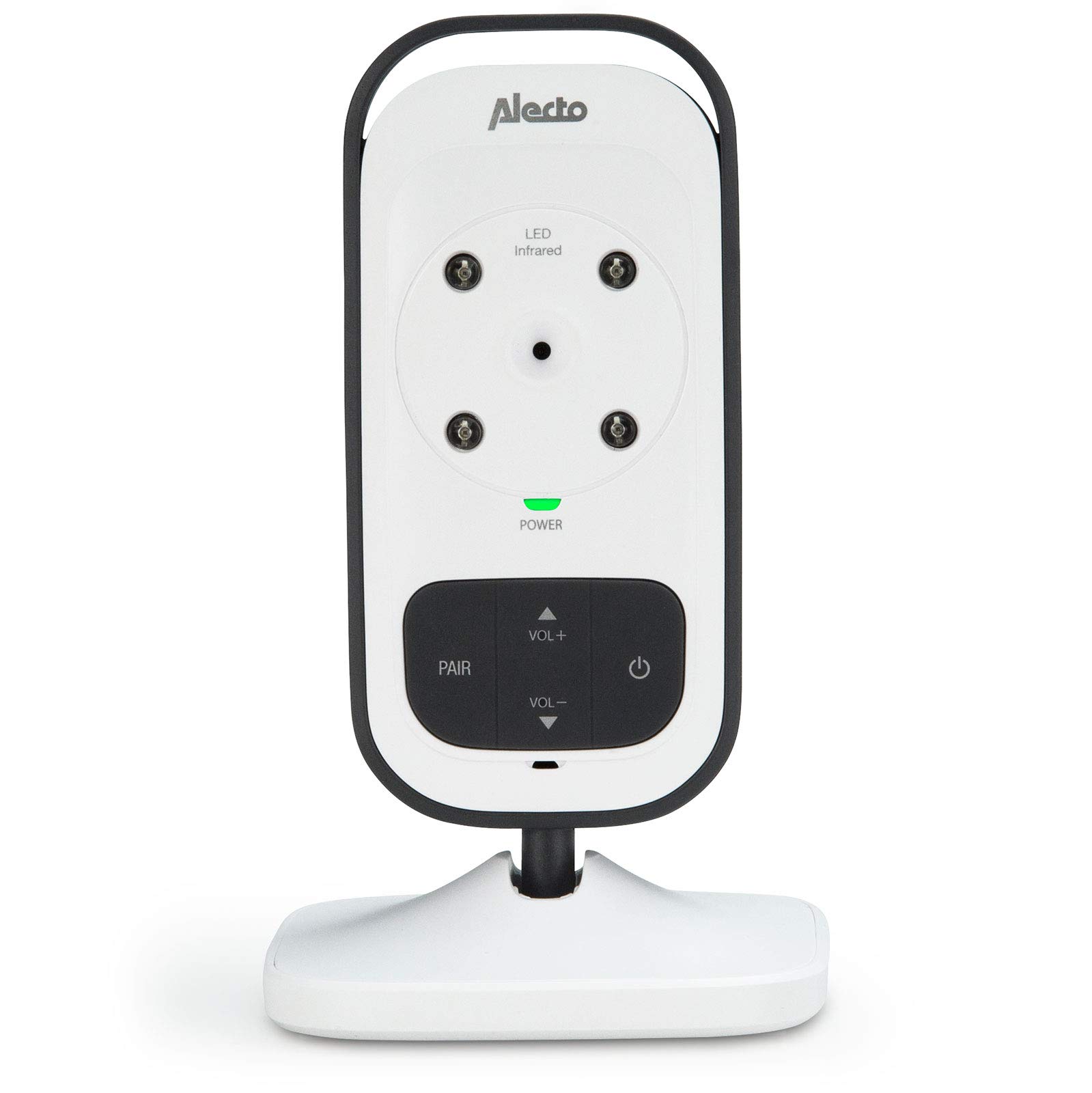 Alecto DVM-75C zusätzliche Kamera für Alecto DVM-73 Indoor Babyphone mit Kamera und 6 cm Farbdisplay - 100% Störungsfrei mit Reichweite bis zu 300 Meter - Weiß