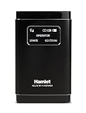 HAMLET hhtspt4glte Router 4 g LTE Lithium-Akku 2500 mAh/SD Reader 100 Mbps/50Mbps schwarz/anthrazit