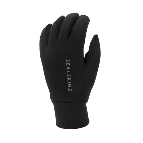SEALSKINZ Glove Water Repellent All Weather Glove, Black, S, 12100088000110