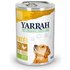 Sparpaket Yarrah Bio 12 x 400/405 g - Bio Huhn mit Bio-Meeresalgen & Bio Spirulina (Paté 400 g)