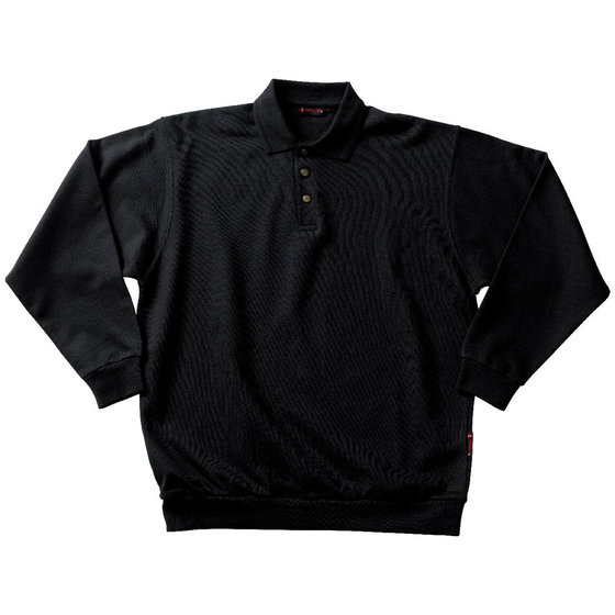 MASCOT® - Polo-Sweatshirt Trinidad 00785-280, schwarz, 2XL