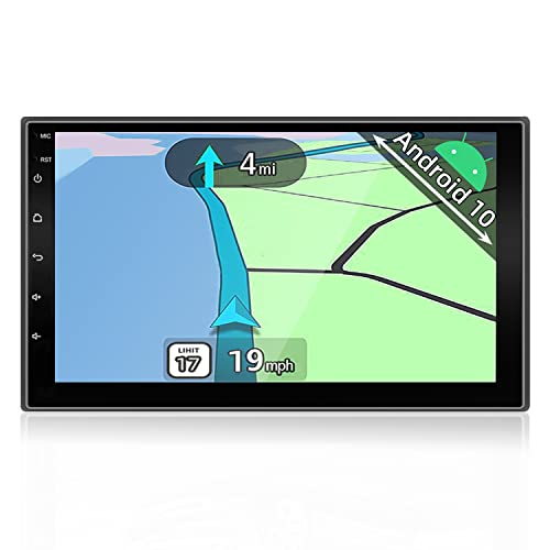 YUNTX Android 9.0 Doppel Din Autoradio mit navi - GPS 2 Din - Rückfahrkamera einbeziehen - 7 Zoll - Soutien DAB+ | Commande au Volant | 4G | WiFi | Bluetooth | Mirrorlink | USB | SD | Carplay