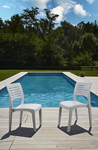 Smart Stuhl aus Polypropylen, Weiß
