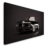 Paul Sinus Art GmbH Muscle-Car aus Amerika 120x 50cm Panorama Leinwand Bild XXL Format Wandbilder Wohnzimmer Wohnung Deko Kunstdrucke