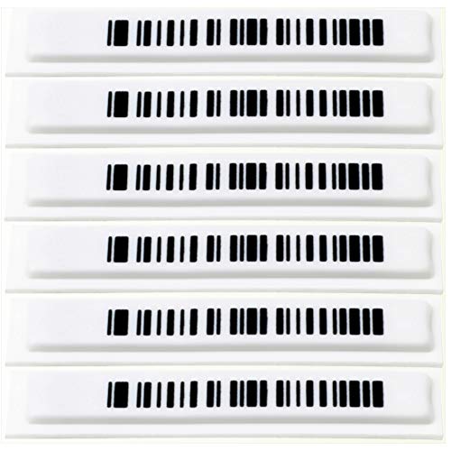AM Klebeetiketten AM 58 kHz Sicherungsetiketten mit Dummy Barcode deaktivierbar Warensicherung Artikelsicherung (5000)