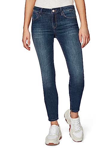 Mavi Damen Adriana Skinny Jeans, Schwarz (Smoke Zebra Punk 29952), W26/L30 (Herstellergröße: 26/30)
