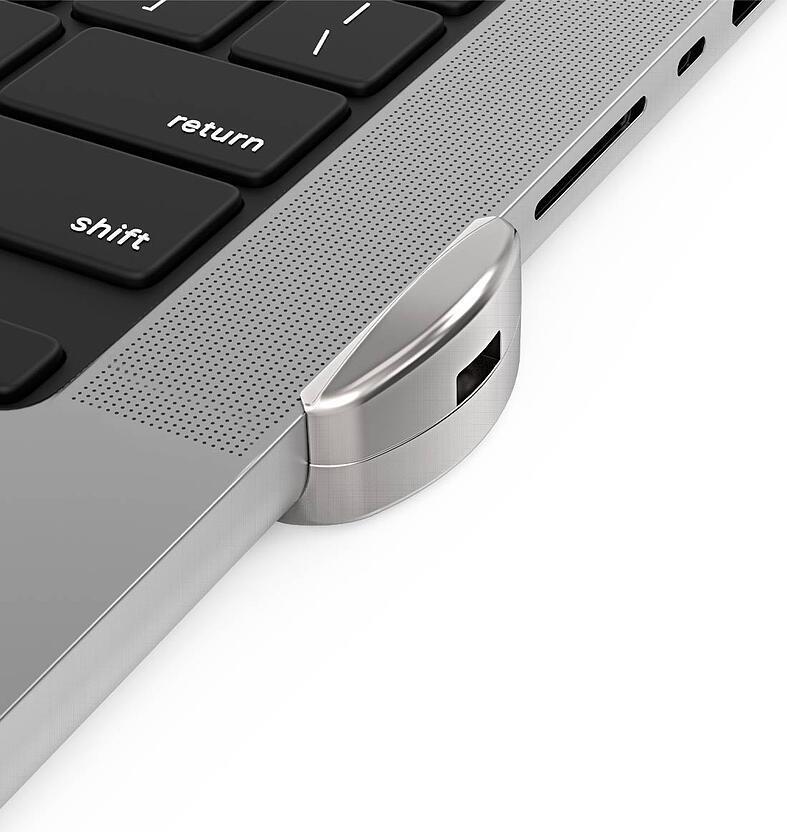 compulocks MacBook Pro 16-inch (2021) Ledge Lock Adapter with Key, W126702993 (Ledge Lock Adapter with Key Lock)