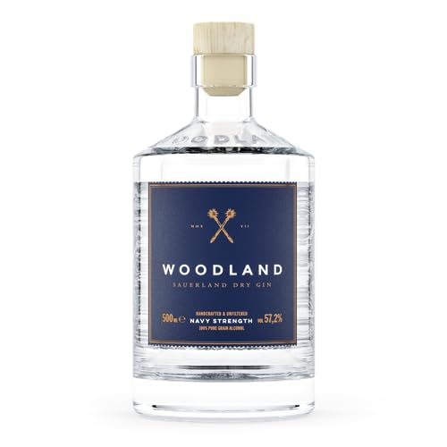 Woodland Navy Strenght Sauerland Dry Gin 57,2% a 500ml