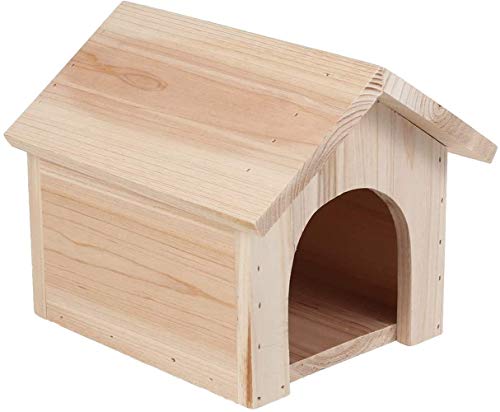 nobranded Hamsterhaus aus Holz, dreieckig, hitzebeständig, Schlafzubehör für Hamster, Igel, kleine Haustiere