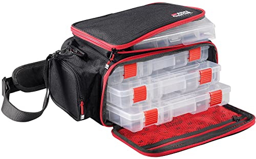 Abu Garcia Unisex – Erwachsene Mobile Lure Bag, Schwarz, Grau, Rot