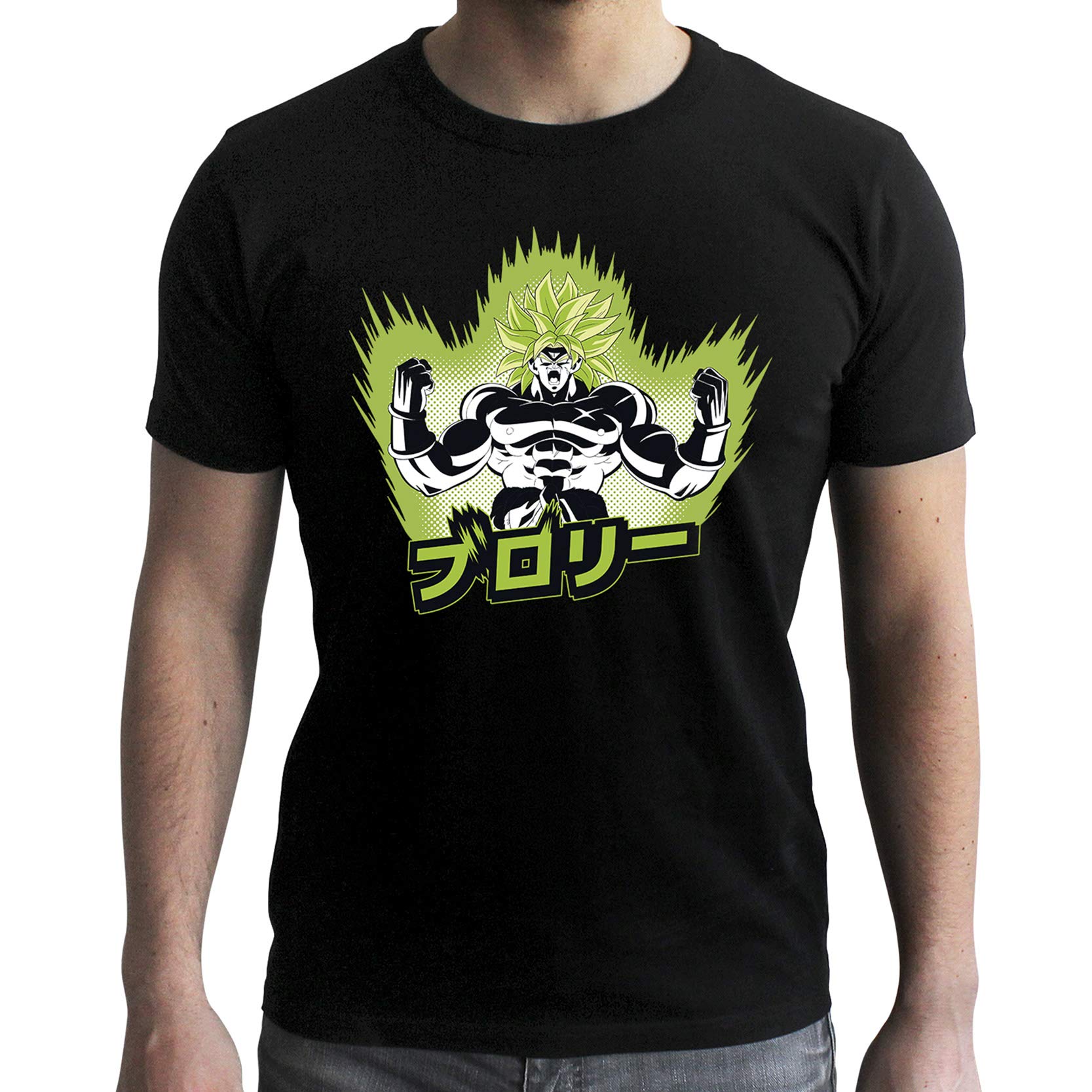 ABYSTYLE - Dragon Ball SUPER Broly - Broly T-Shirt für Herren - Schwarz (L)