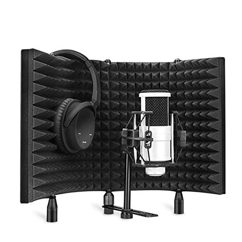 Schallschutzplatten, tragbare faltbare Akustikplatte EVA-Schaumschwamm Schallabsorptionsmikrofonschutzbehandlung Studioausrüstung