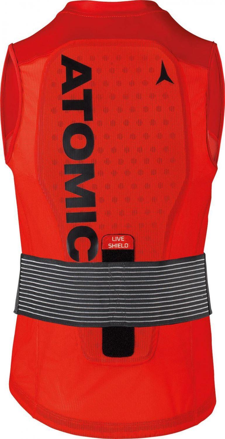 Atomic Live Shield Vest Men Protektor (M, K&ouml;rpergr&ouml;&szlig;e 170 bis 180 cm, red)