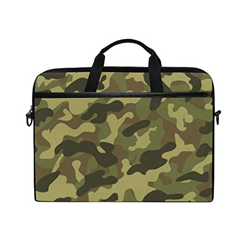 LUNLUMO Armee Camouflage 15 Zoll Laptop und Tablet Tasche Durable Tablet Sleeve für Business/College/Damen/Herren