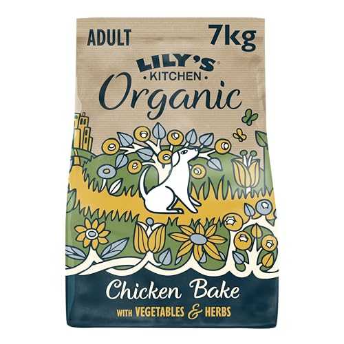Lily's Kitchen Bio- Hühnergericht - Complete Natural getreidefreies Trockenfutter für ältere Hunde (7kg Pack)