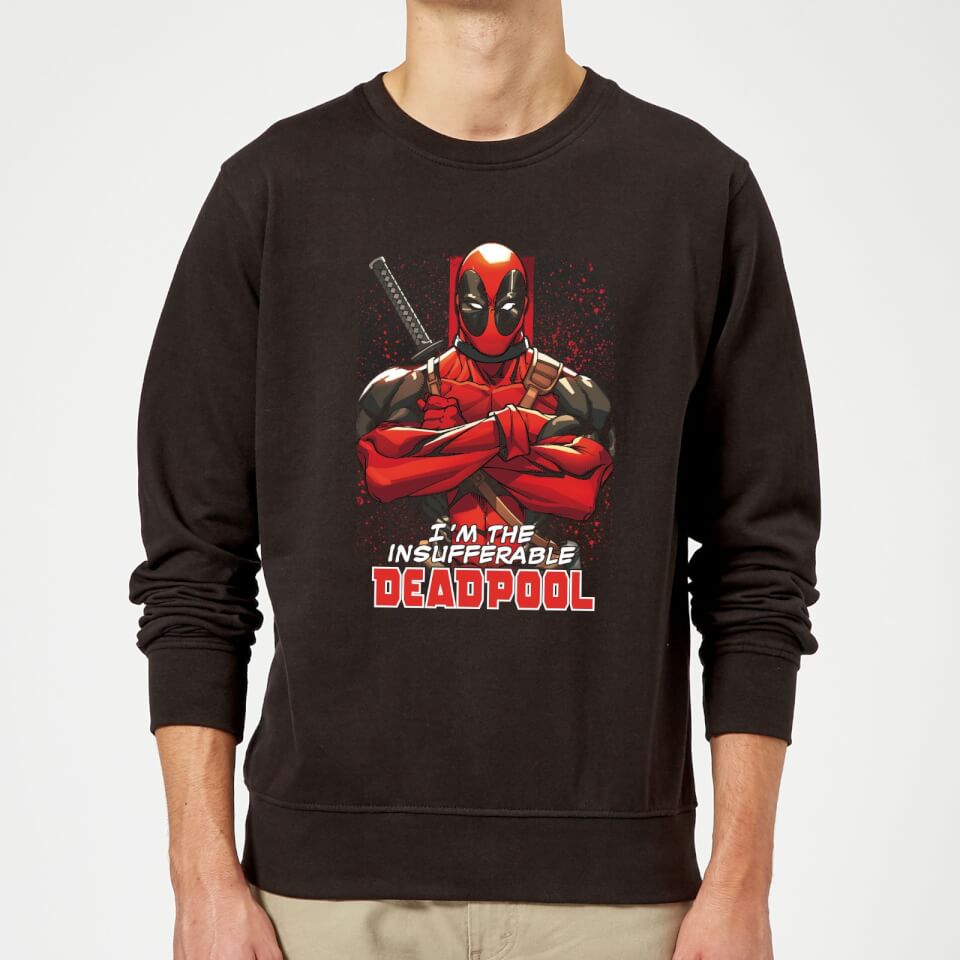 Marvel Deadpool Crossed Arms Sweatshirt - Schwarz - XXL