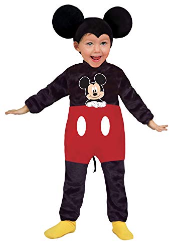Ciao 11247.6-12 Disney Baby-Badeanzug Mickey Classic, Boys, schwarz/rot, 6-12 mesi