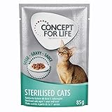 PaylesswithSS Concept for Life Saver Pack 48 x 85 g (sterilisierte Katzen – in Soße)