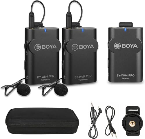 Boya 2,4 GHz Duo Lavalier Mikrofon drahtlos BY-WM4 Pro-K1