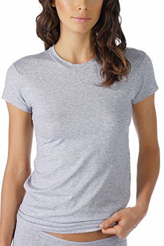 Mey Basics Serie Cotton Pure Damen Shirts 1/2 Arm Grau 44